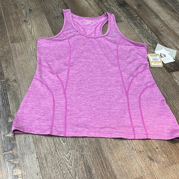 Reebok Training Dynamic Scoop Racerback Slim Athletic Fit Tank Top Orchid Sz M - Picture 6 of 12